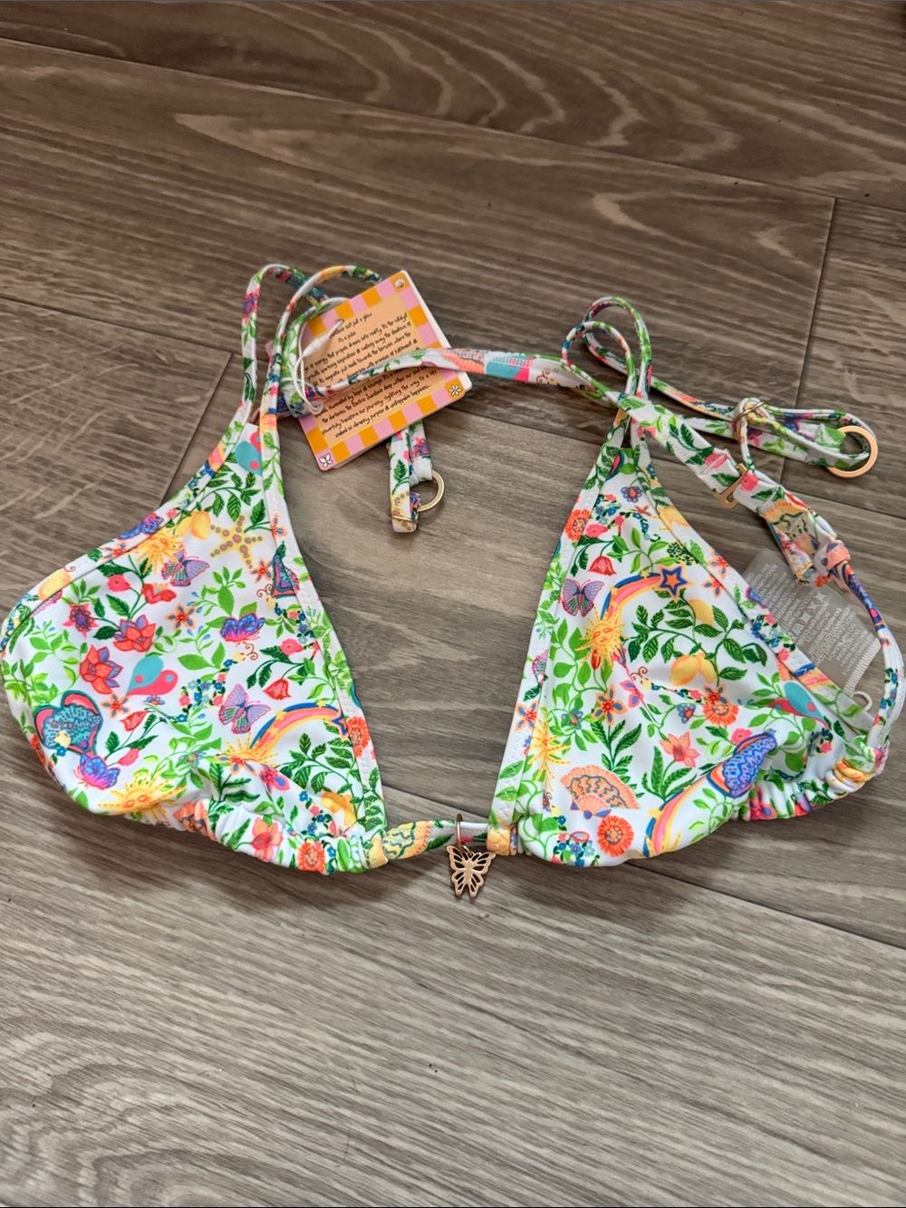 Kulani Kinis Floral Bikini Top